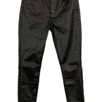 7 For All Mankind Metallic Twill Ankle Skinny Jeans Gunmetal Size 27 AU8121148 Photo 2