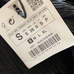 ZARA NWT  black textured bodysuit Square Neck Black Photo 5