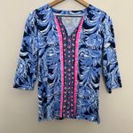 Lilly Pulitzer - Karina Tunic UPF 50 + Summer Top High Tide Youre The Zest Chilly Photo 2