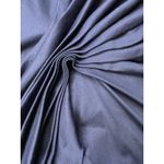 COS  Asymmetrical Drape Twist Long Sleeve Top Navy Blue Size M Photo 2