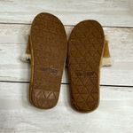 Minnetonka Brown Suede Sherpa Lined Slip On Slides Women Sz 7 Comfy House Shoes Photo 6