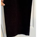 Burberry London Women’s Joggers Sz Small Black Velvet Wide Leg Full Leg Logo Photo 4