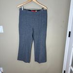Anthropologie CARTONNIER by Flannel Stretch Wide Leg Cropped Trousers Size Large Photo 1