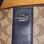 Coach  Tan and Black Wristlet with Gold Accents Photo 3