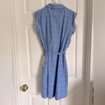 Eliza J  Poplin Pinstripe Shirt Dress NWT Nordstrom Size 10 Blue Photo 8