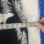 Vintage fleece vest women's XL Black White Bear momma cub woodland cabin earthy Photo 6