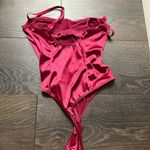 Forever 21  Women’s Small Reddish Pink Lingerie Bodysuit New Photo 1