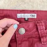 Ymi Wanna Betta Butt Maroon Burgundy Twill Butt Lift Short Shorts Size 7 Photo 6