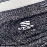 Illinois Illini legging cinch ruched hem Capri small stretch charcoal gray black Photo 4