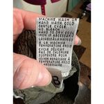 pants 100% silk drab green elastic waist 1980s Size M Photo 9