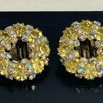 Weiss Vintage Clip on Earrings White Photo 0