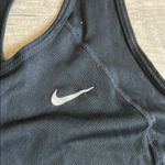 Nike  Black Fitted Sleeveless Tank Top Photo 4