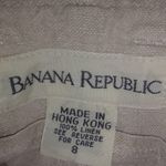 Banana Republic  8 Creme Linen Pocketed Shorts Photo 5