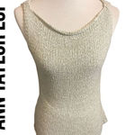 Loft Ann Taylor Vintage Pale Green Sleeveless Sweater Size Medium Photo 0