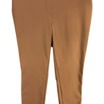 Theory  Thaniel Kenett Slim Fit Pants 6 Tan Brown Pull On Stretch Office Modern Photo 0