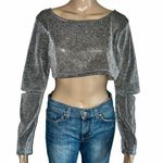 The Ragged Priest Glitterati Crop Top Photo 1