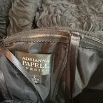 Adrianna Papell Adrianna Papel Evening Strapless Dress Rossette Tulle Black Party HOCO Size 2 Photo 6