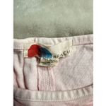 Free People Women's Size Medium Light Pink Cotton Short Sleeve Maxi Shirt Dress Photo 2