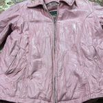 Vintage 80’s “Barbie” Leather Patchwork jacket Pink Size XXL Photo 5