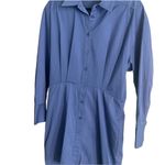 ZARA ✨ Blue Pleated Shirt Dress✨ Photo 11