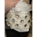 Kate Spade New York Marci Black Heeled Sandals Embellished Strap Size 7.5 Photo 9