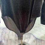 Old Navy 🆕  Grey Velour Long Sleeve Bodysuit Large NWT Photo 5