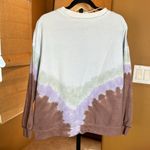 Free People Movement Ombre Metti Crew Sweatshirt Size Small Oversized Blue Photo 11