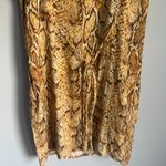 Reformation  Vivette Snakeskin Mini Dress Medium Photo 5