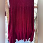 Thakoon Knee length maroon sweater dress size XS Red Photo 7