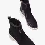 Kate Spade Puddle Rain Booties, Black/Parchment Size 6 New in Box Photo 2