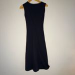 Patagonia Black Bandha Twist Front Sleeveless stretch Jersey Midi Dress | S Photo 5