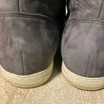 Paul Green  high top. Charcoal / purple. Lace up with zipper.  US 6.5. UK 4. Photo 5