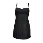 Amanda Uprichard NEW  Taylor Skort Romper, Black, Medium Photo 6