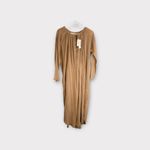 Mes Demoiselles Paris Beige Kaftan Dress Cotton Summer Swimsuit Coverup Size 2 Tan Photo 4