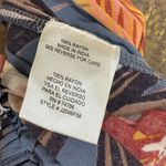 Patrons of Peace  Light Blue Floral Tropical Flowy Side Slit Maxi Skirt Small Photo 3