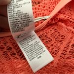 Ella Moss  orange peach crochet one-piece swimsuit size M Photo 8