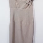 Black Halo Elegant Sheath Dress with Bow Detail Cap Sleeves Photo 0