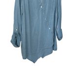 Soft Surroundings  Light washed denim Tencil tunic XL Photo 7