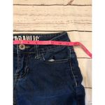 Hydraulic  Size 1/2 Jeans with Brown Tan Western Design on Back Pocket Dark Wash Photo 65