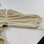 Draper James NWT Neutral Houndstooth 3/4 Sleeve Tiered Pockets Skater Dress XXL Photo 9