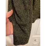 Loft  black and‎ gold ribbed long-sleeved sweater XL Photo 7