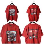 Fruit of the Loom Vintage 90s March of Dimes WalkAmerica T-Shirt Red XXL Unisex Photo 1