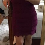 Free People Magenta Lace Cocktail Dress Size M Photo 3