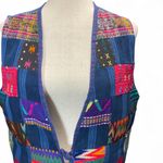 Vintage Boho Hippie Patchwork Embroidered Vibes Unique Festival Vibes Blue Size undefined Photo 5