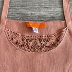 Cynthia Steffe  Peach Knit Tank Top Photo 1