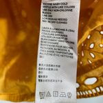 Anthropologie Maeve by Tilly Eyelet Blouse Sz 4 Sunflower Yellow Photo 7