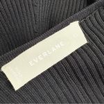 Everlane  Ribbed Midi Dress Black Sz XS Photo 5