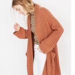 Madewell  Piedmont Cardigan Sweater Burnt Orange Size Medium Photo 1