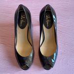 Cole Haan  Nike Air Peep Toe Heels - Brown Patent - Size 10B Photo 82
