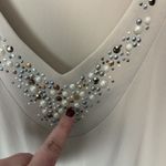 Susan Graver  2X Beige Open Front Cardigan Drape Liquid Knit w/Tank Photo 7